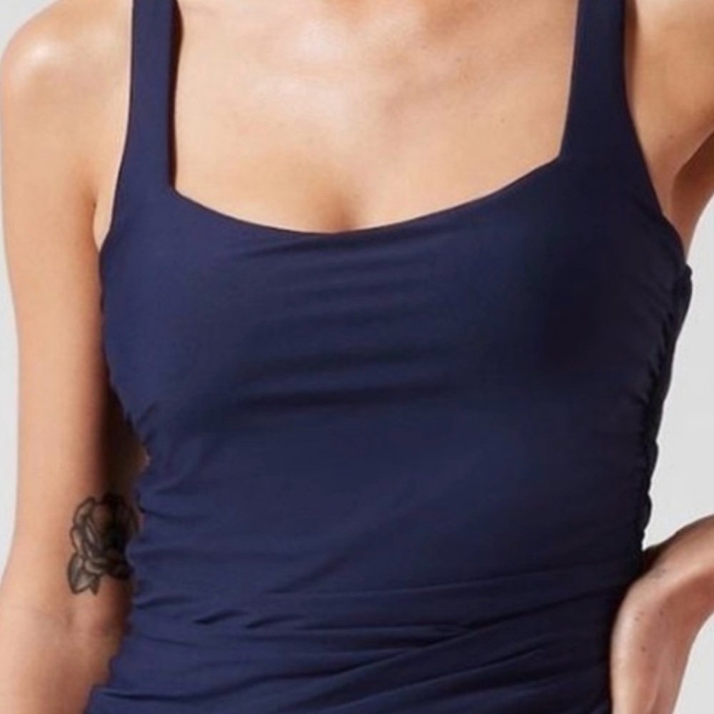 ATHLETA Navy Blue tankini